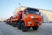 Поставка пяти автомобилей-контейнеровозов для крупной золотодобывающей компании