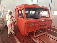 Новая окрасочная камера для каркасов кабин автомобилей КАМАЗ