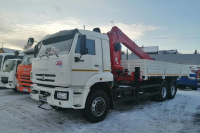 Поставка бортового автомобиля КАМАЗ с КМУ HORYONG HRS 216